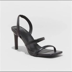 A New Day Black Nala Strappy Heels